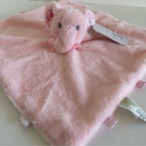 Plush Pink Kelly Baby Security Blanket By Kellytoy